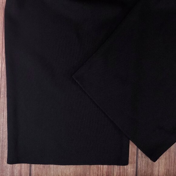 Exclusively Misook Womens Size 2X Black Straight Leg Stretch Knit Elastic Waist - Picture 6 of 10